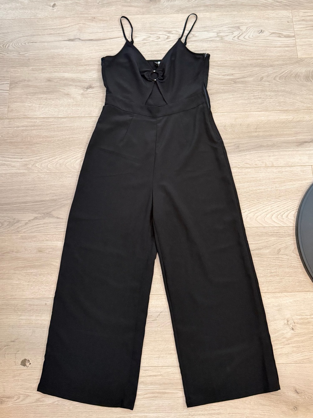 H&M Black Wide-Leg Jumpsuit